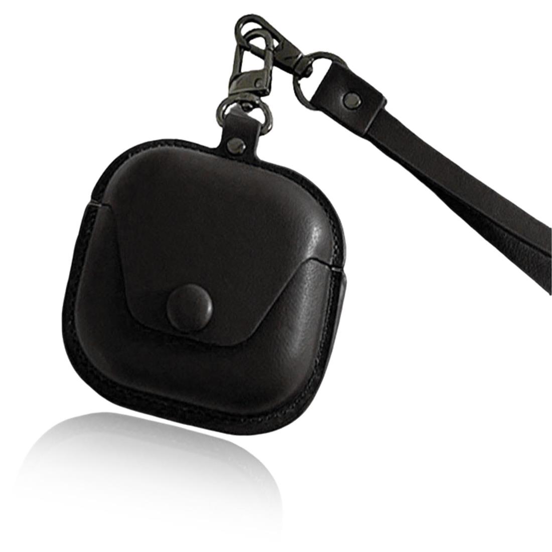 For Shokz Openfit 2 ケース カバー Mosasa Shokz Openfit 2 保護ケース 上質PUレザー 充電便利 全面保護 紛失防止 滑り止め 軽量 キズ防止 スリム 薄型 旅行 耐衝撃 防塵-ブラック