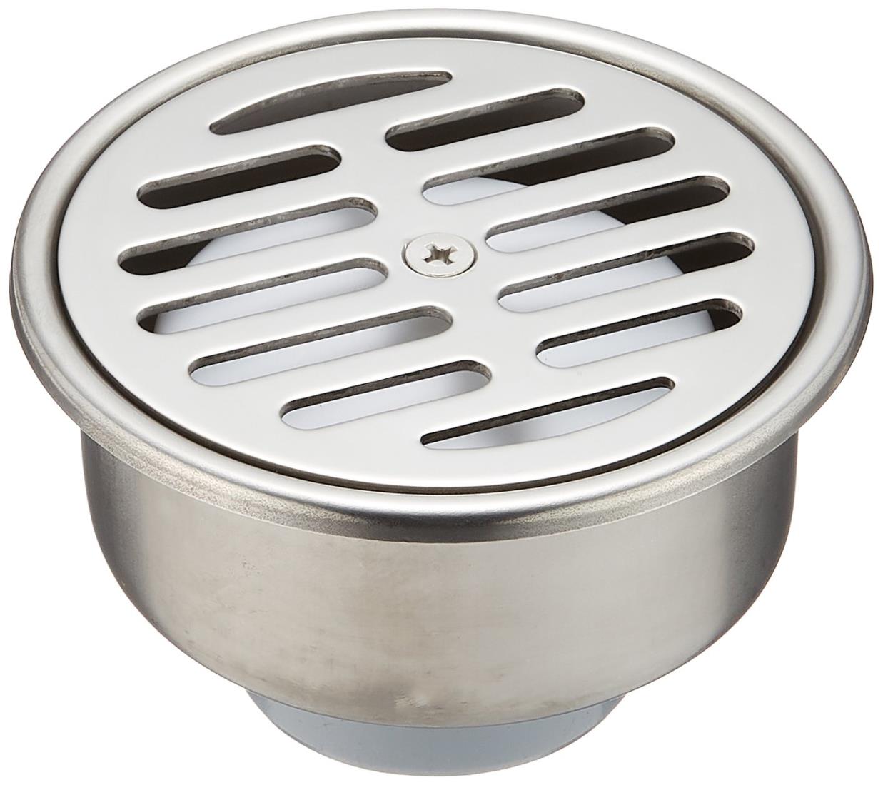 SANEI 排水用品 ステンレスワントラップ SU、VUパイプ兼用 H500-100X50 外径109mm・目皿直径95mm