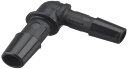 キジマ (kijima)バイク バイクパーツ L型ホース変換コネクター 6/7mm8mm ホース内径 6-7mm変換8mm ブラック 105-16007(2)