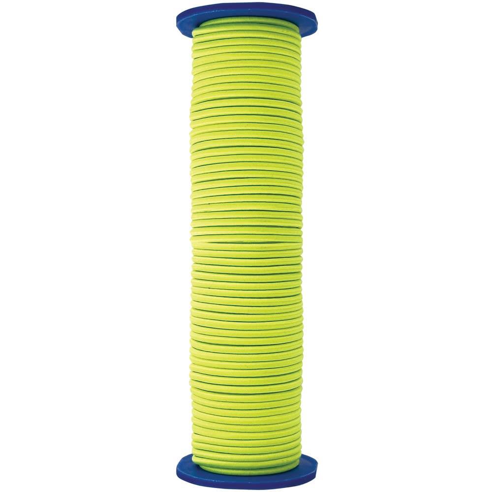 シンワ測定(Shinwa Sokutei) ゴム水糸 リール巻 蛍光イエ ロー 3mm×30m 78563