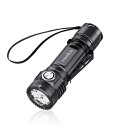EDC LED懐中電灯 強力ライト 4000ルーメン 超高輝度 USB-C充電式 5000mAh大容量 IPX8防水 5モード 小型ハンディライト 防災/キャンプ/登山/夜釣り/作業用 フラッシュライト 緊急用
