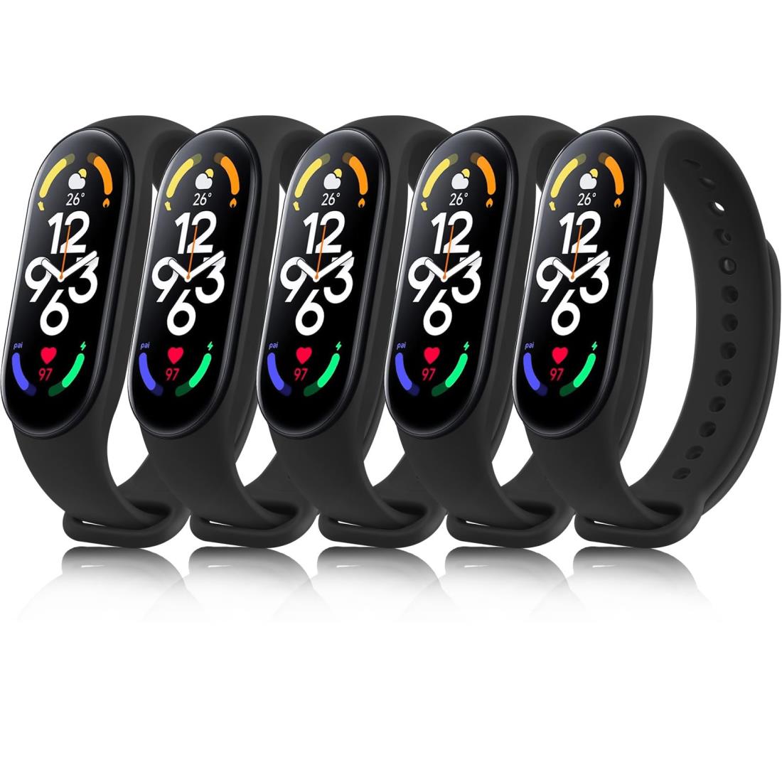 カラー：ブラック*5◆商品名：Vancle バンド コンパチブル Xiaomi Mi Band 7 交換バンド 替えベルト 柔らかいシリコン 交換ベルト 対応 Xiaomi Mi band 7 スマートバンド (ブラック*5)対応機種：Xiaomi Mi Band 7専用です。（Xiaomiスマートウォッチは含まれていません）高品質の素材：このXiaomi Mi 7 バンドは柔らかくシリカゲル素材で作られて、通気性があり、軽量で、快適でそして耐久性があります。それを行使するときに快適な着用経験を提供し、睡眠とそれ以降。調整可能：リストバンドの全長：250mm、調整可能な長さ：170mm-230mm。 個々の手首の状況に合わせてサイズを調整することができます、男性と女性どちらもお使いいただけます。簡単な設置：内側のライニングは、二重層の紛失防止リング設計を使用してXiaomi Mi Band 7を保護します。インストールと取り外しが簡単で、ツールが不要。製品サービス：製品には1年間のが付いています。商品を受け取った後に問題が見つかった場合は、または使用中に品質上の問題がある場合はください。