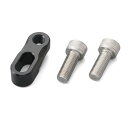 デイトナ(Daytona) バイク用 ミラーステー 片側1個 10mm正ネジ/逆ネジ付属 オフセットホルダー 20-30mm ブラック 99612