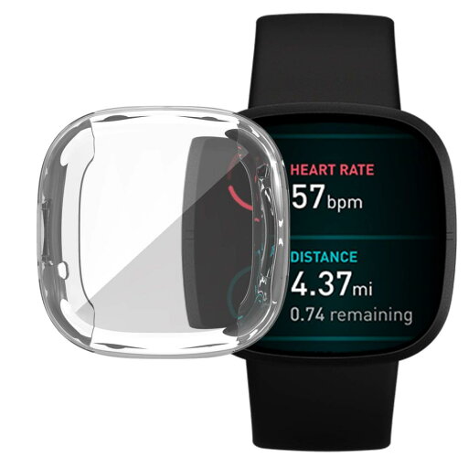 Fitbit Versa 3 ケース Fitbit Sense ソフトケース【ELMK】全面保護 耐衝撃 高透過率 柔らかい 脱着簡単 TPU ウオッチ 保護ケース 超薄型 カバー フィットビット Versa3 / Sense バンパー 対応(クリア) Fitbit Versa 3 ケース Fitbit Sense ソフトケース【ELMK】全面保護 耐衝撃 高透過率 柔らかい 脱着簡単 TPU ウオッチ 保護ケース 超薄型 カバー フィットビット Versa3 / Sense バンパー 対応(クリア)