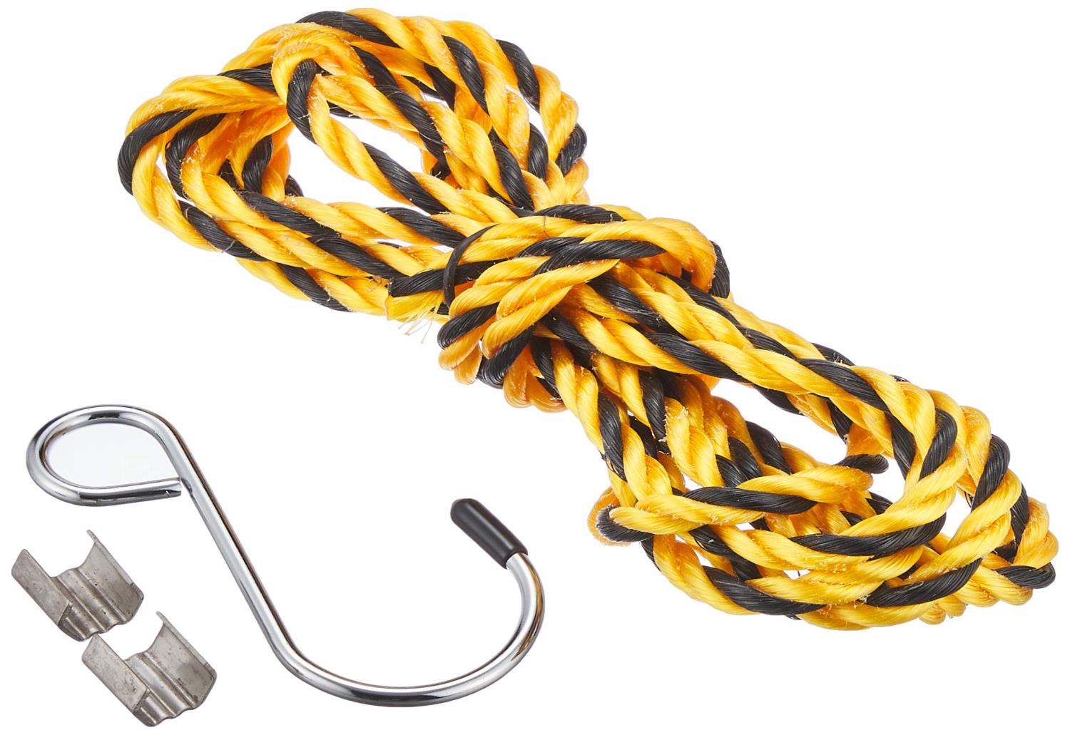 メルテック(meltec) 車用 タイヤストッパー用連結ロープ 長さ3m かしめ金具2個・S字フック付 Meltec FT..