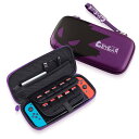 Switch/Switch 有機el ケース スイッチ ケース 【全面保護・衝撃吸収・防汚防水・ストラップ付】Switch Oled収納バッグ 大容量 20枚ゲ...