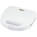 オーム電機 ホットサンド 電気 フッ素樹脂加工プレート ホワイト COK-YH70A-W 08-3270 OHM