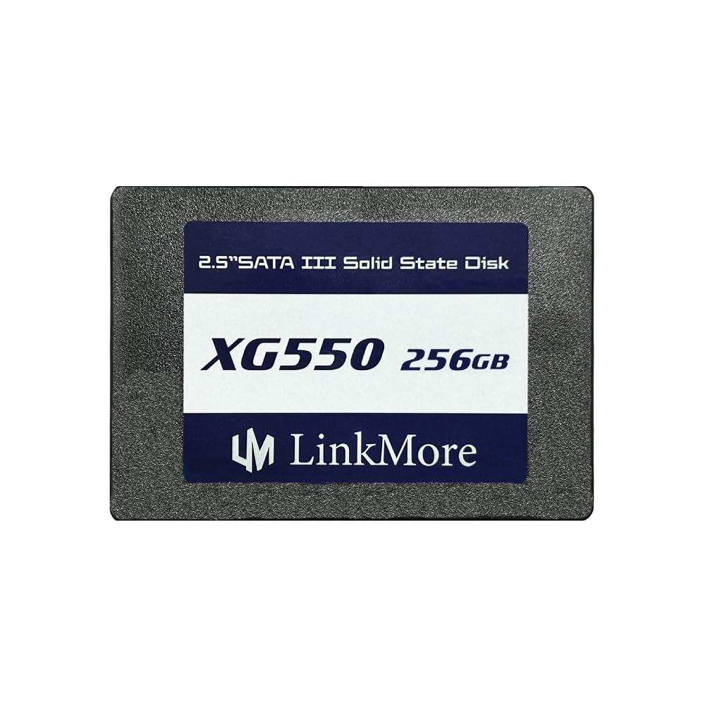 LinkMore XG550 256GB 2.5インチ 内蔵SSD SATAIII 6Gb/s (読込最大500MB/s)