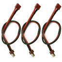 LinsyRC 3 パック Deans T プラグ オスコネクタはメスコネクタ に変換 30CM 14AWG延長ケーブルfor RCラジコンバッテリー玩具DIYスペアパーツ用