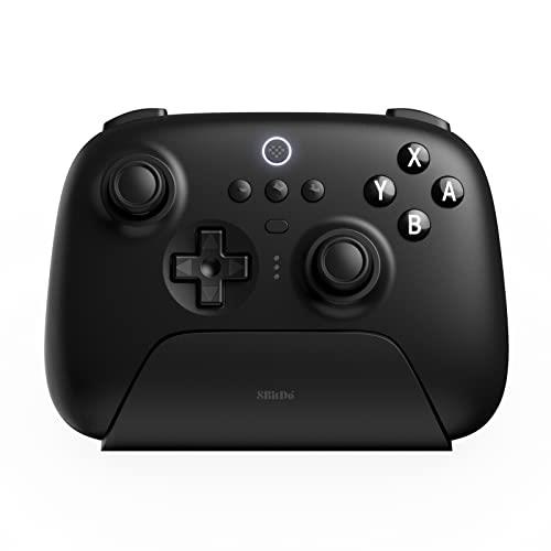 8bitdo ultimate 充電ドックを備えたBluetoothコントロー ラー、スイッチ用のワイヤレスプロコントロー ラー、Windows、およびsteam Deck (Black)