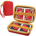 (ケースのみ)ウノ UNO スペシャルルールカード 保護収納ケース レッド ゲームカードを300枚収納可能 ほとんどのゲームカードと互換性があります-Aenll...