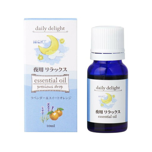 daily delight(デイリーディライト) ブレンドエッセンシャルオイル 夜用リラックス 単品 10ml daily delight(デイリーディライト) ブレンドエッセンシャルオイル 夜用リラックス 単品 10ml