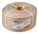 TRUSCO(トラスコ) 麻ロープコイル巻きφ12×30mコイル巻(4)