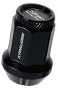 KYO-EI (協永産業) 極限 貫通ナット アルミキャップ付き M12XP1.25 16 ブラック 16個入 HP36KK