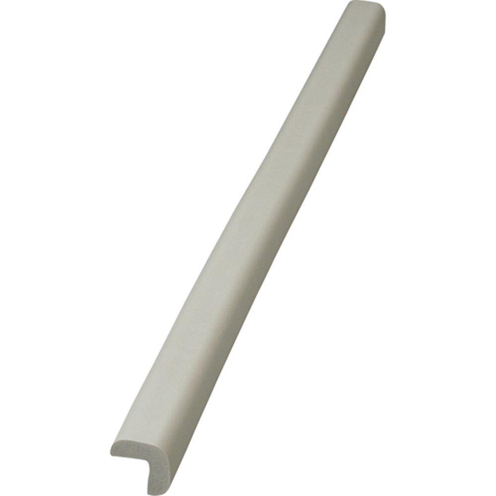 TRUSCO(トラスコ) 安心クッション L字型 油面接着 小 1本入 ライトグレー TAC13YS