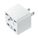 サンワサプライ 日本専用マルチタイプ電源変換アダプタ ホワイト TR-AD5W(3)