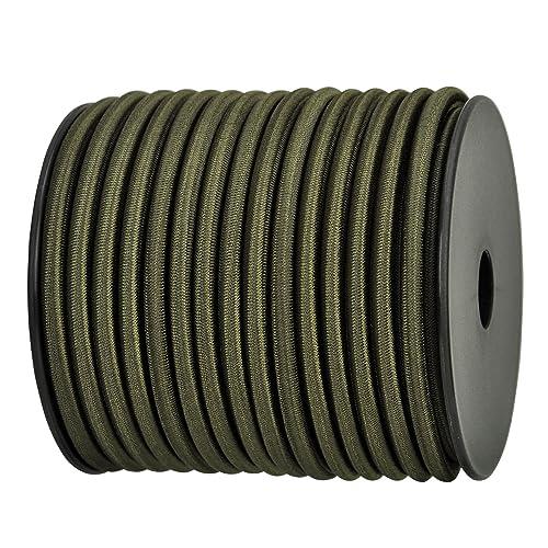 Abma Cord ショックコード バンジーコード 6mm 弾性 ゴムロープ ストレッチコード 荷物固定 ターポリン カーゴネット クラフト DIY用など（10M）