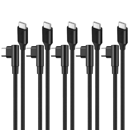 USB-C & USB-C ケーブル (0.25m ブラック) 【5本組】SLEIJAOOE【 60W 急速充電 /USB2.0規格/ PD対応】高耐久ナイロン Type C (USB C to USB C) ケーブル 25cm 短い スマートフォン・タブレット・ゲーム機等Type-C 機器対応 USB-C & USB-C ケーブル (0.25m ブラック) 【5本組】SLEIJAOOE【 60W 急速充電 /USB2.0規格/ PD対応】高耐久ナイロン Type C (USB C to USB C) ケーブル 25cm 短い スマートフォン・タブレット・ゲーム機等Type-C 機器対応