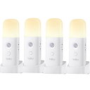 YELKO モーションセンサーナイトライト 2000mAh 充電式ナイトライト バッテリー駆動 ポータブル調光可能 ナイトライト 5段階の明るさレベル 子供、大人用 プラスチック ホワイト