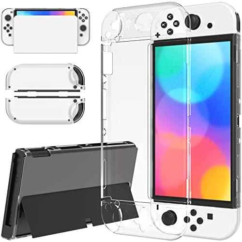 Chayoo Switch oled カバー switch 有機el ケース クリア カバー 分体式設計 全面保護 超耐衝撃 傷防止 PC材質 指紋防止 黄ばみなし 着脱簡単 超薄 軽量 Switch有機ELモデルの寿命を延長し switchケース有機el対応 Chayoo Switch oled カバー switch 有機el ケース クリア カバー 分体式設計 全面保護 超耐衝撃 傷防止 PC材質 指紋防止 黄ばみなし 着脱簡単 超薄 軽量 Switch有機ELモデルの寿命を延長し switchケース有機el対応