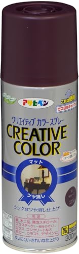 アサヒペン クリエイティブカラースプレー 300ML 12マルーン 送料無料