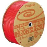 100mレッド/6.5×10/TOP6.5100・Color:レッドSize:6.5×10Style:100mPatternName:単品・パッケージ個数:1・内径(mm):6.5・色:赤・外径(mm):10.0・全長(m):100・肉厚(mm):1.75商品紹介 ●使用流体:空気●流体温度:-5~60℃(凍結なきこと)●使用圧力:1.5MPa●許容曲半径:(常温)60mm●ゴムホースと比べ、約1/3~1/5の軽さです。●耐油性、耐圧性に優れ、低温時(-5℃)における柔軟性も優れています。 より ●ゴムホースと比べ、約1/3~1/5の軽さです。 耐油性、耐圧性に優れ、低温時（-5℃）における柔軟性も優れています