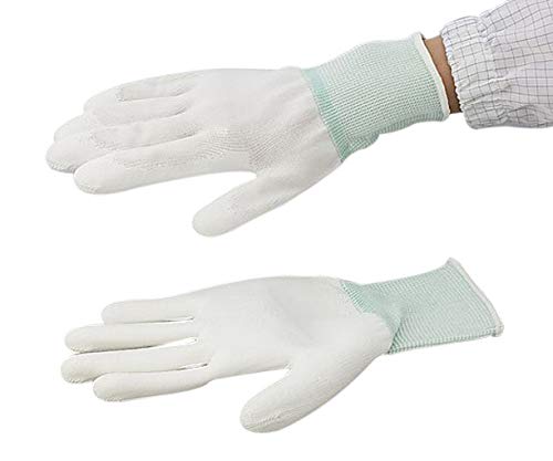 アズワン アズピュア PUコート手袋 オーバーロック 手の平コート M 大箱/1-2262-63 送料無料