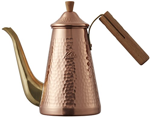 カリタ Kalita 燕三条 職人拘り コーヒーポット 銅製 木柄ハンドル 700ml 細口 ノズル 直火 日本製 スリム 700CUW 送料無料