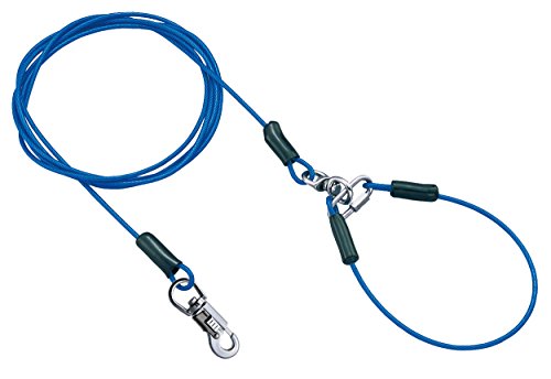 ペティオ (Petio) タフギア ロングワイヤーチェーン プラス ブルー 小型犬用 3.0mm 送料無料