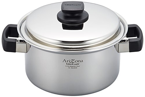 ビタクラフト 両手鍋 アリゾナ 21cm レシピ付 8546 シルバー 送料無料