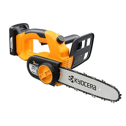 京セラ(Kyocera) 旧リョービ 充電式チェンソー BCS-1800L1 616950A 【本体の重心近くを持てるハーフトップハンド 送料無料