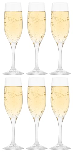 東洋佐々木ガラス シャンパングラス レガート 脚線美人 フルートシャンパン 165ml 6個セット 日本製 食..