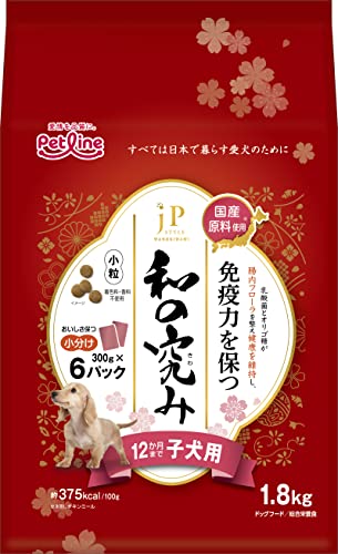 ジェーピースタイル 和の究み ドッグフード 小粒 12か月まで子犬用【国産/アルミ小分け】 1.8kg(300g×6) 送料無料