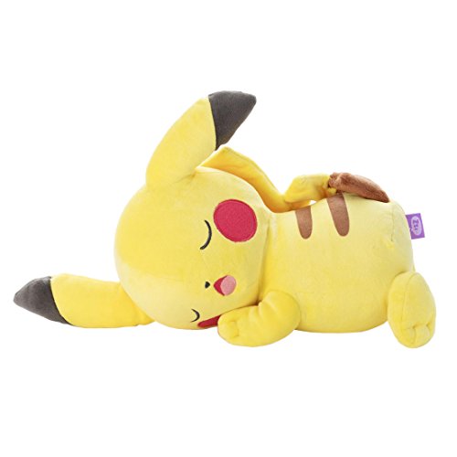 포켓몬 스야스야 친구 봉제 인형 M 피카츄 전체 길이 약 38cm 무료 배송