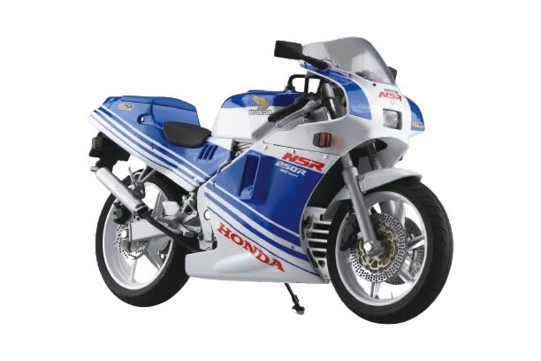 スカイネット 1/12 完成品バイク ホンダ NSR250R '88 テラブルー/ロスホワイト 送料無料