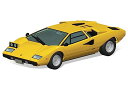 青島文化教材社(AOSHIMA) 1/32 ザ・スナップキットシリーズ ランボルギーニ カウンタック LP400 イエロー 色分け済みプ 送料無料