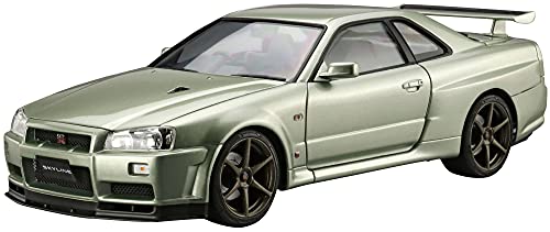 青島文化教材社 1/24 ザ・モデルカーシリーズ No.134 ニッサン BNR34 スカイラインGT-R V-specII Nur. 送料無料