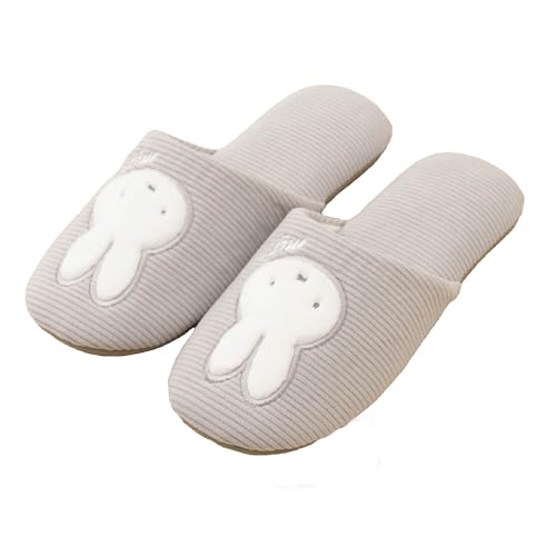 センコー ミッフィー トイレ用品 プリーマミッフィー スリッパ フリーサイズ グレー キャラ アニマル 7..