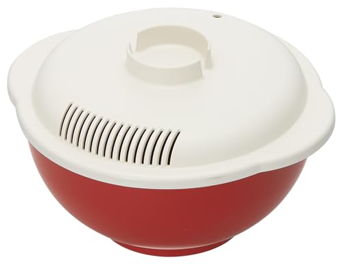 スケーター(Skater) 鍋 電子レンジ専用 鍋メーカー 700ml プラスチック 日本製 スカーレット KMWN15-A 送料無料