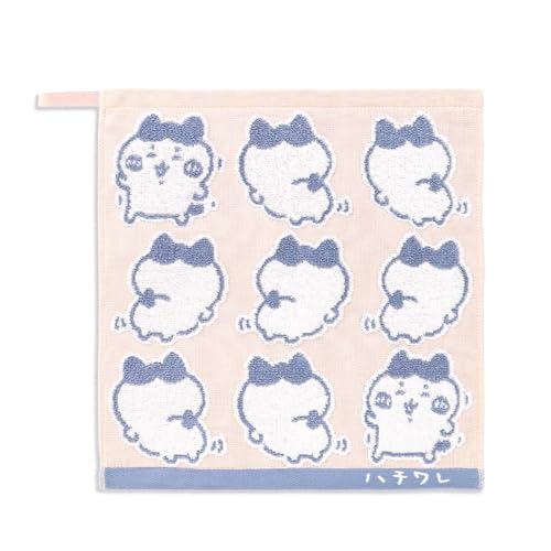 ちいかわ(Chiikawa) イエー ウォッシュタオル ピンク ハチワレ ループ付き