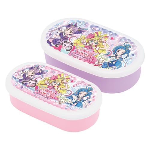 小森樹脂 キミとアイドルプリキュア♪シール容器 2P 280ml&180ml 送料無料