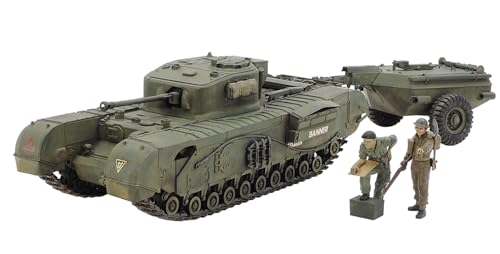 タミヤ 1/35 ミリタリーミニチュアシリーズ No.100 イギリス チャーチル・クロコダイル戦車 プラモデル 35100 送料無料