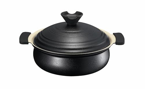 カクセー(Kakusee) 卓上鍋 24cm 3-4人用 両手鍋 ガスコンロ HI対応 焼付塗装 セラミックコーティング 焦げつきにくい 送料無料