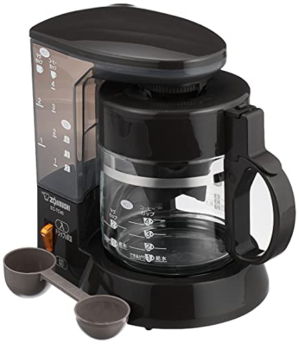 スタンダード/コーヒーカップ4杯ブラウン/4カップ以下/EC-TC40-TA・パッケージ個数:1・本体重量:1.1・材質:PP、繊維状活性炭、ホウケイ酸ガラス・電源:100V・消費電力:650W・期間:1年サイズ:幅20.5×奥行15.5×高さ23 本体重量:1.1 材質:PP、ホウケイ酸ガラス、繊維状活性炭 電源:100V 消費電力:650W 期間:1年間 生産国:中国