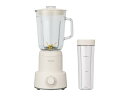 コイズミ ミキサー 1000ml タンブラー付き ガラスジャー ホワイト KMX-1001/W 送料無料