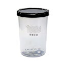 KOKUBO(コクボ) IRECO 食品保存容器 M 1000ml 日本製 食洗機対応 プラスチック 蓋付き フラット キャニスター お 送料無料