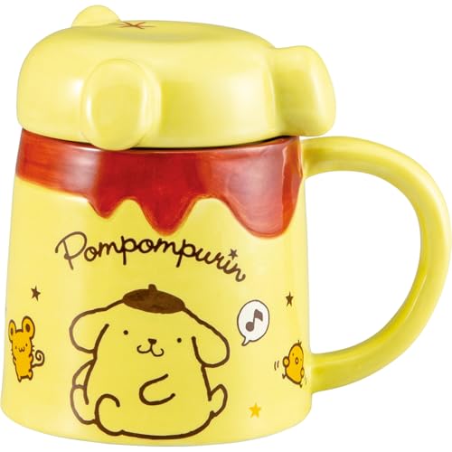 サンリオ (SANRIO) 「 ポムポムプリン 」 おしりのフタ付き マグカップ 約径12×8cm 300ml プリン型 食..