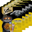 シーバ (Sheba) デュオ キャットフード 厳選お魚とお肉味グルメセレクション 成猫用 200g×4個(まとめ買い) 送料無料