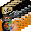 シーバ (Sheba) デュオプラス キャットフード 毛玉ケアセレクション 成猫用 200g×4個(まとめ買い) 送料無料