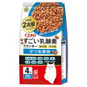 チャオ (CIAO) すごい乳酸菌クランキ— かつお節味 190g×4袋 送料無料